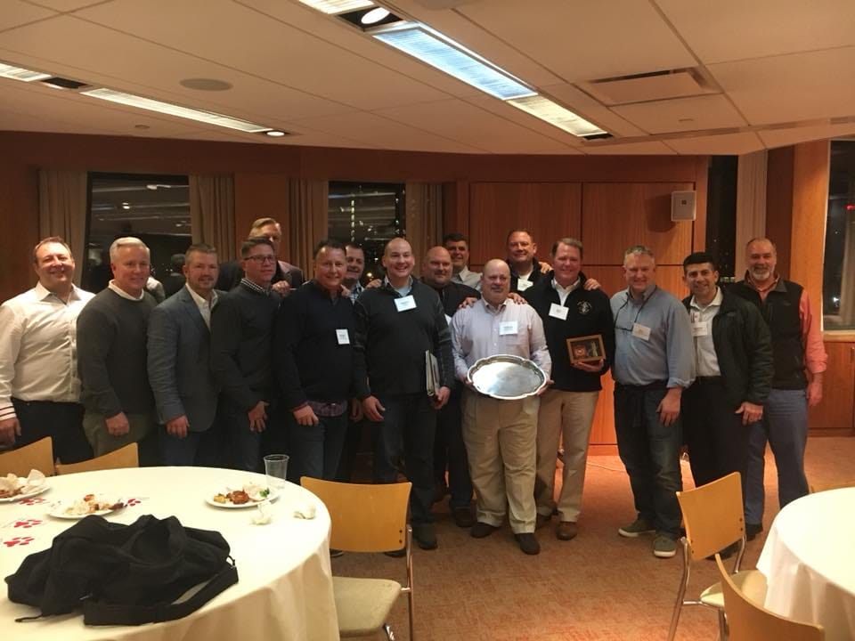Alumni at the January 2018 winter dinner at the Alumni Center