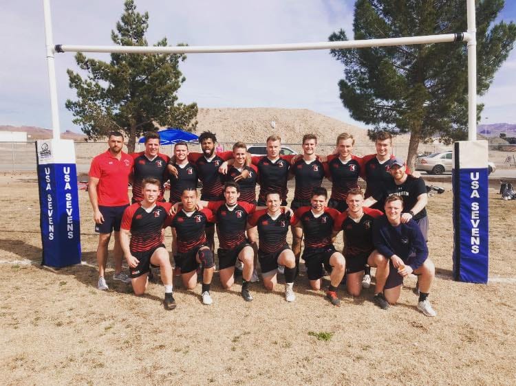 The Maddogs sevens squad at the Las Vegas Invitational