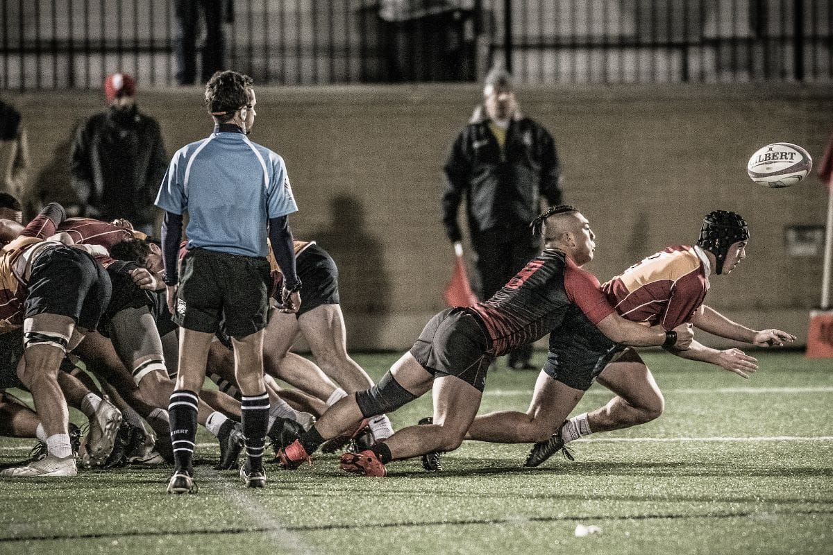 The Maddogs drive at the BC line in the final