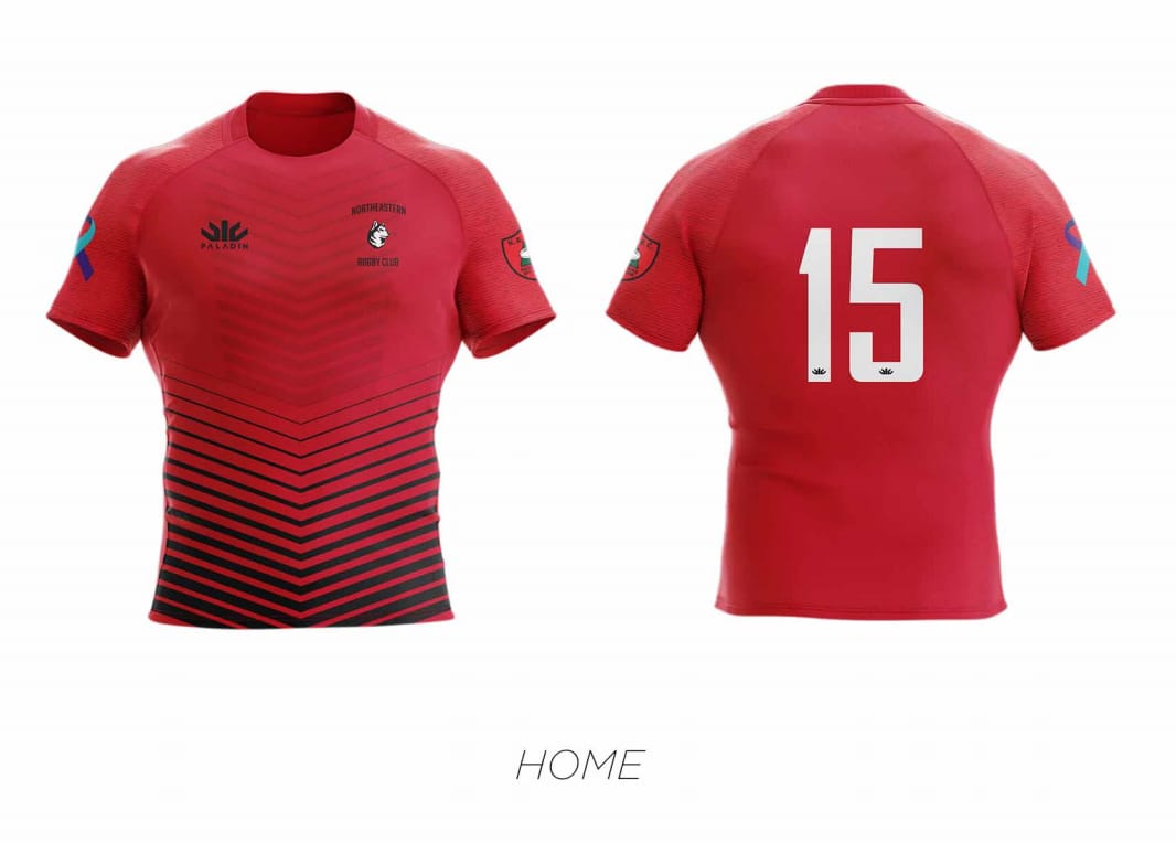 The new home jersey, front and back