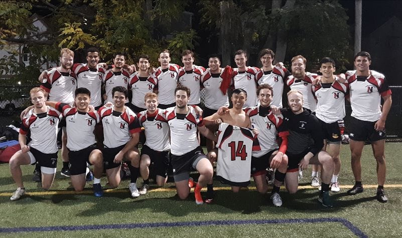The Maddog B side after their 2019 win over Tufts