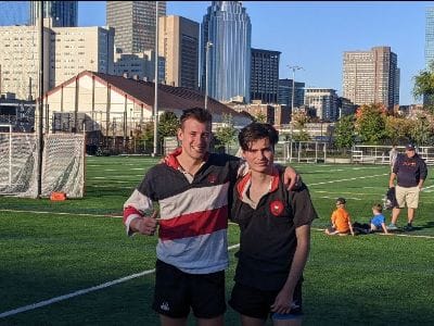 Sam Moyle and Teo Vigliero, Men of the Match against Buffalo