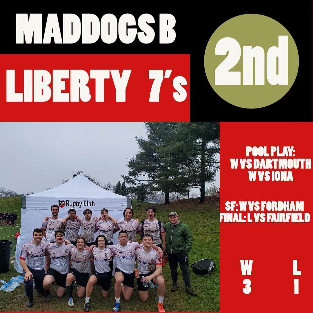 Maddogs B, second at the Liberty Sevens