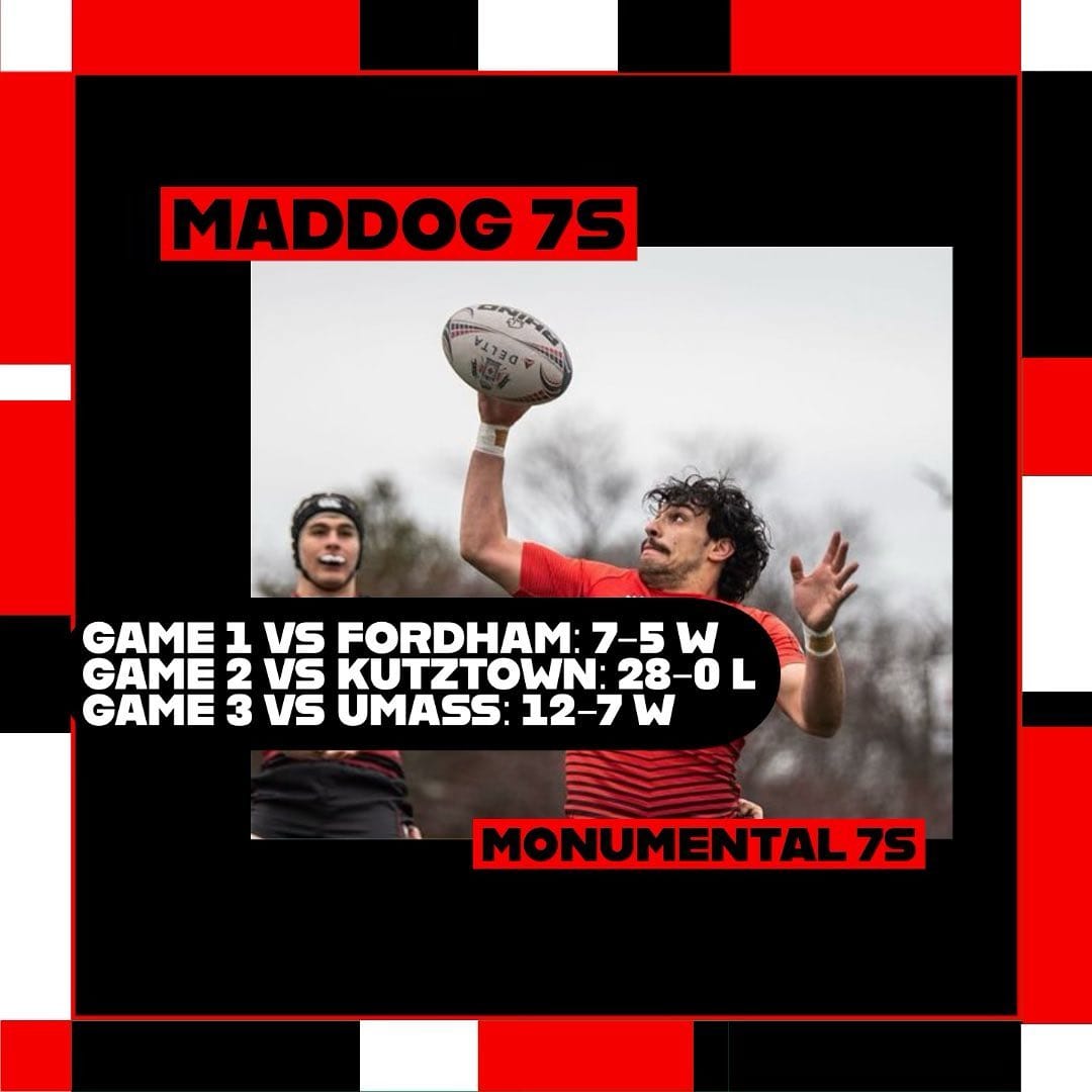 Monumental Sevens results: wins over Fordham and UMass, loss to Kutztown